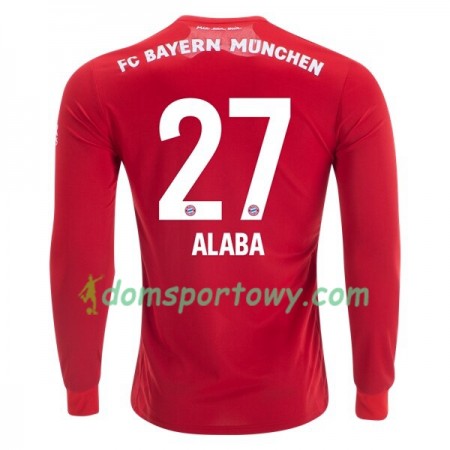 Koszulka Bayern Monachium David Alaba 27 Domowe Koszulki Piłkarskie 2019-2020 Długi Rękaw